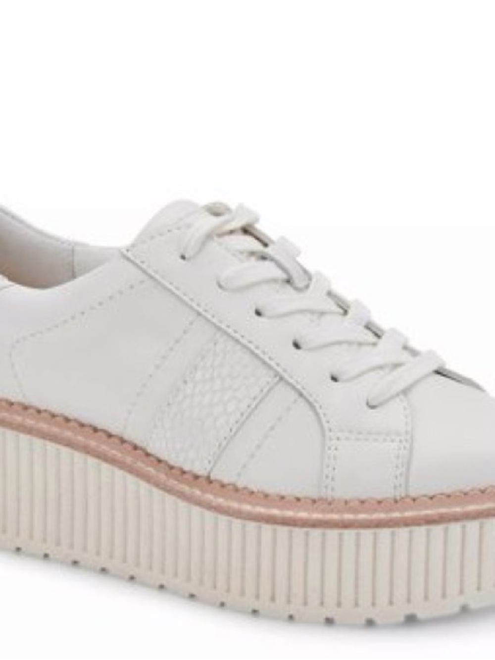 Dolce Vita Tiger Sneaker White Leather - Picture 3 of 6